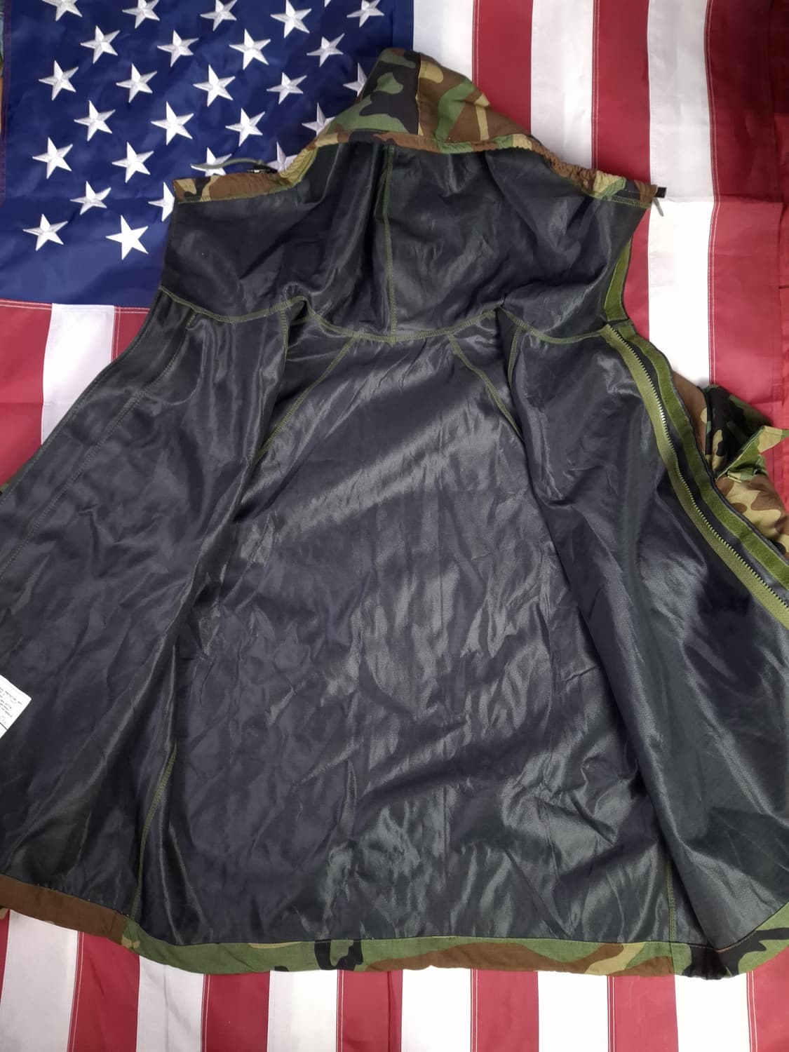 새제품 오리지날 미군 우드랜드 캐미칼 화생방복 자켓 상품이미지8