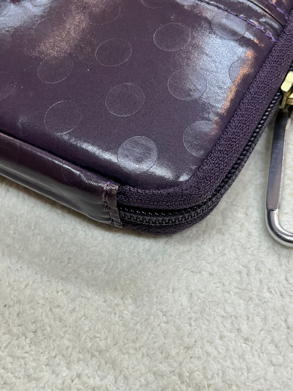 Porter 포터 도트 지갑 퍼플 상품이미지8