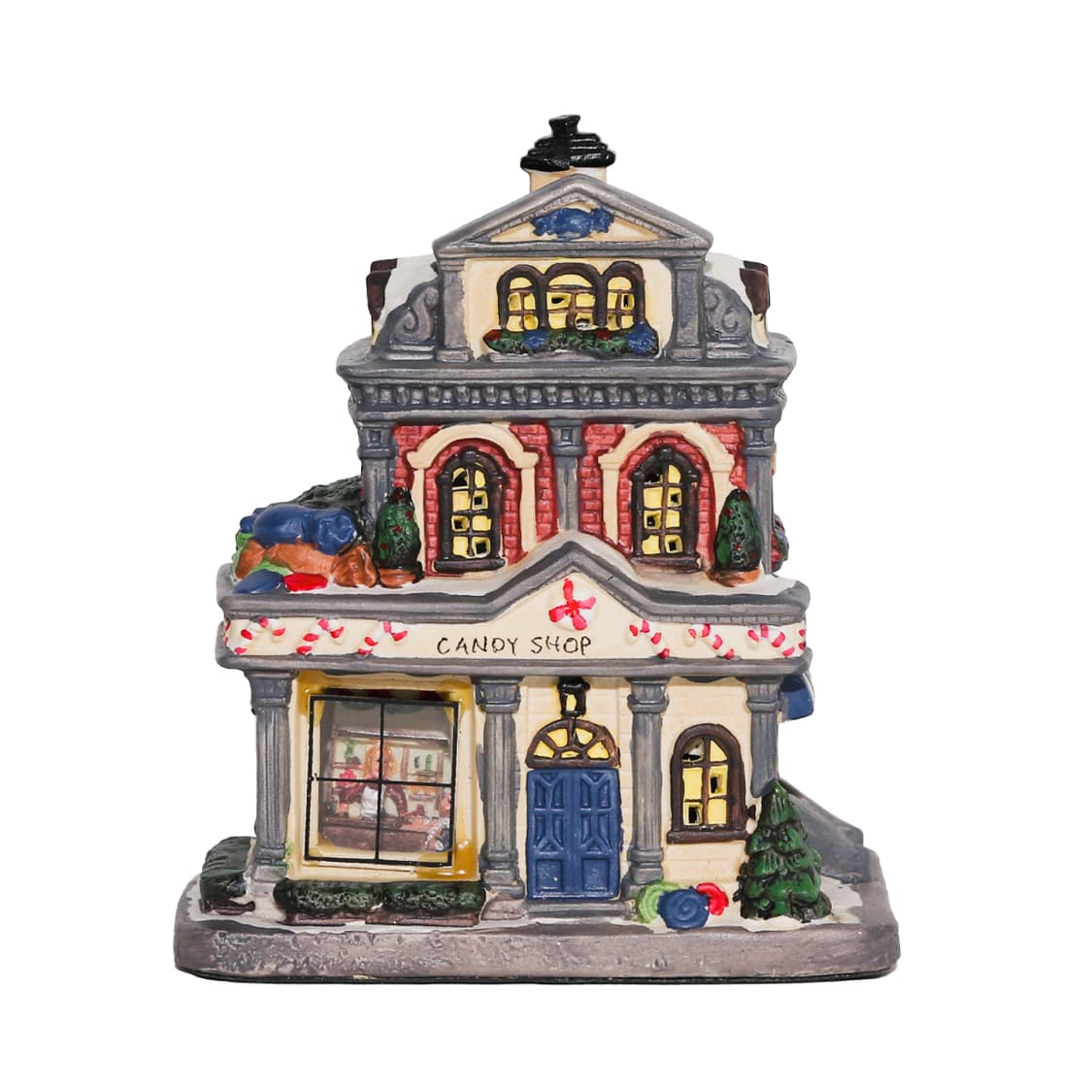 Vintage Holliday Collection Porcelain Candy Shop Lamp - SLOWBOWLS 상품이미지1