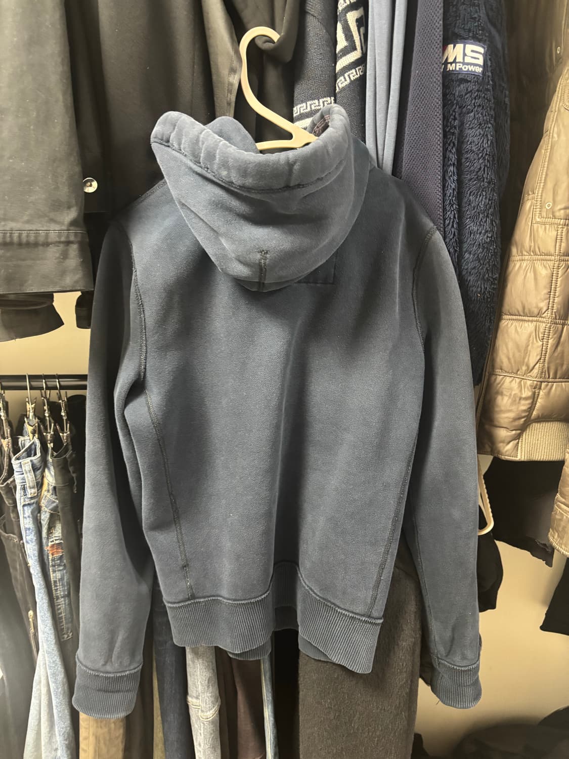 아베크롬비 머슬핏 네이비 후디 M 상품이미지3