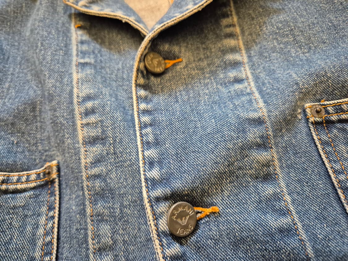 90s Armani jeans 데님 초어 자켓 상품이미지4