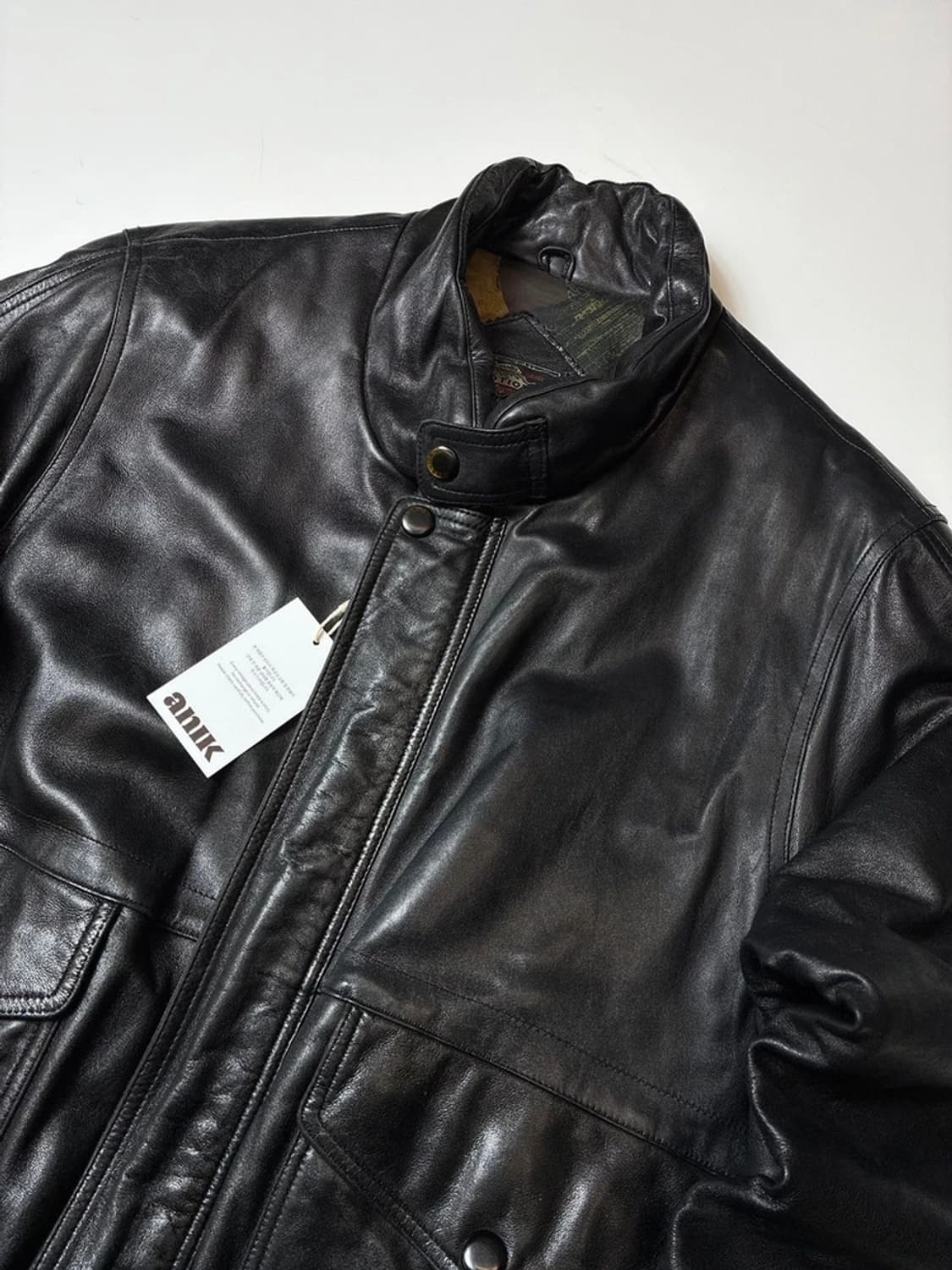 EMOTIONS 이모션 90's 양가죽 레더 봄버 자켓 PN8332 상품이미지2