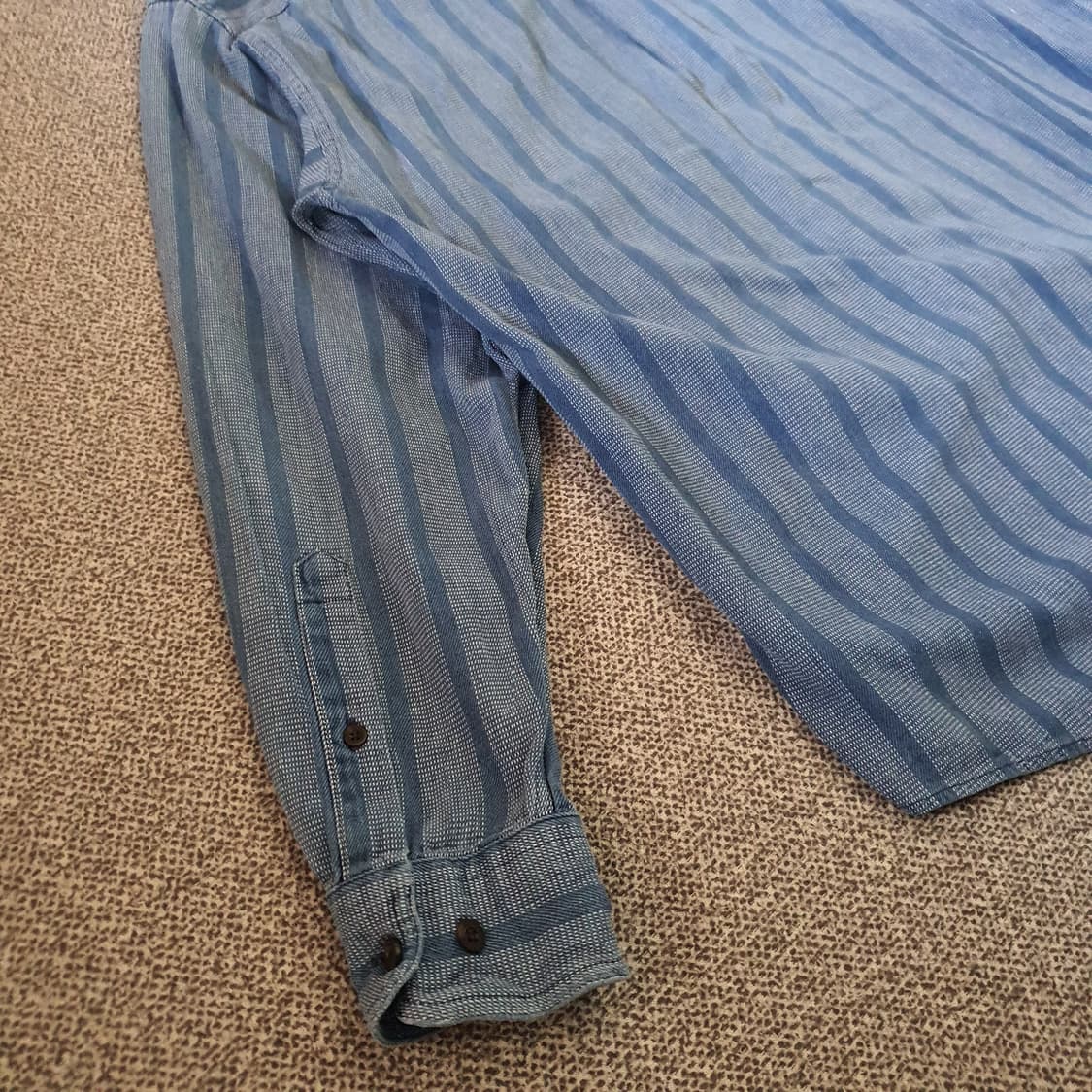 80s미국 수입 빈티지 스트라이프 셔츠 no.55 상품이미지10