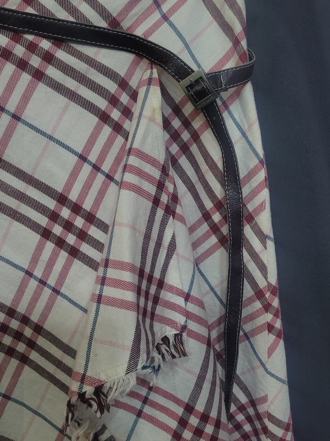 Burberry 버버리 빈티지 체크 벨티드 스커트 상품이미지2