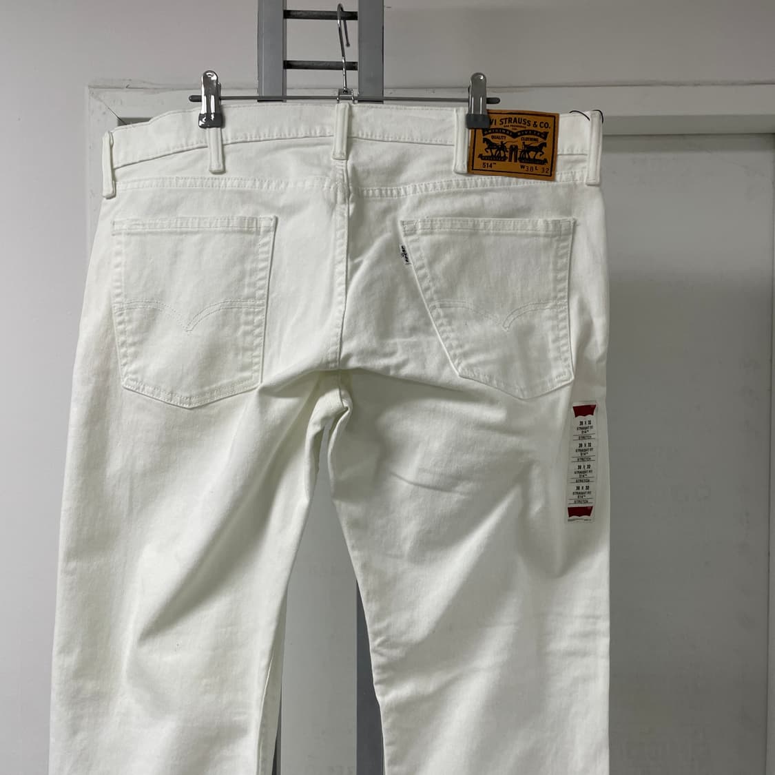 리바이스 514 화이트 데님 팬츠 W38 L32 상품이미지2