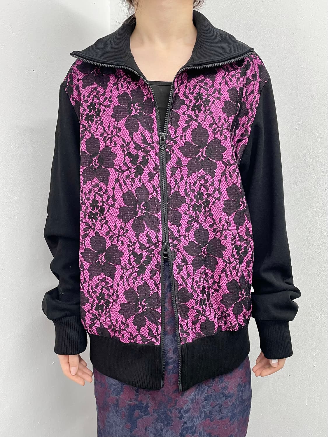 갸루 레이스 투웨이 집업 상품이미지3