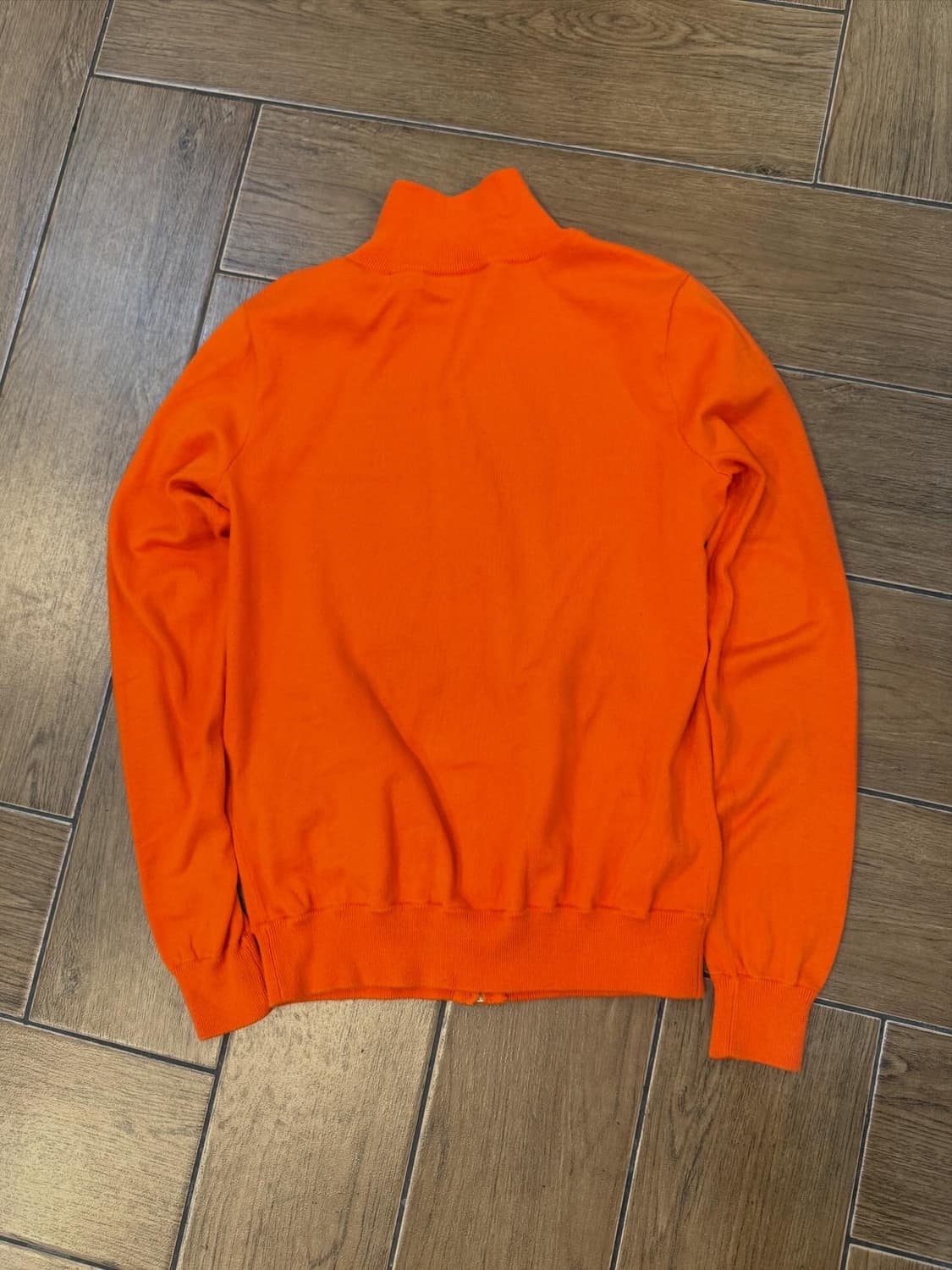 Polo Orange Knit Zip-Up 상품이미지9