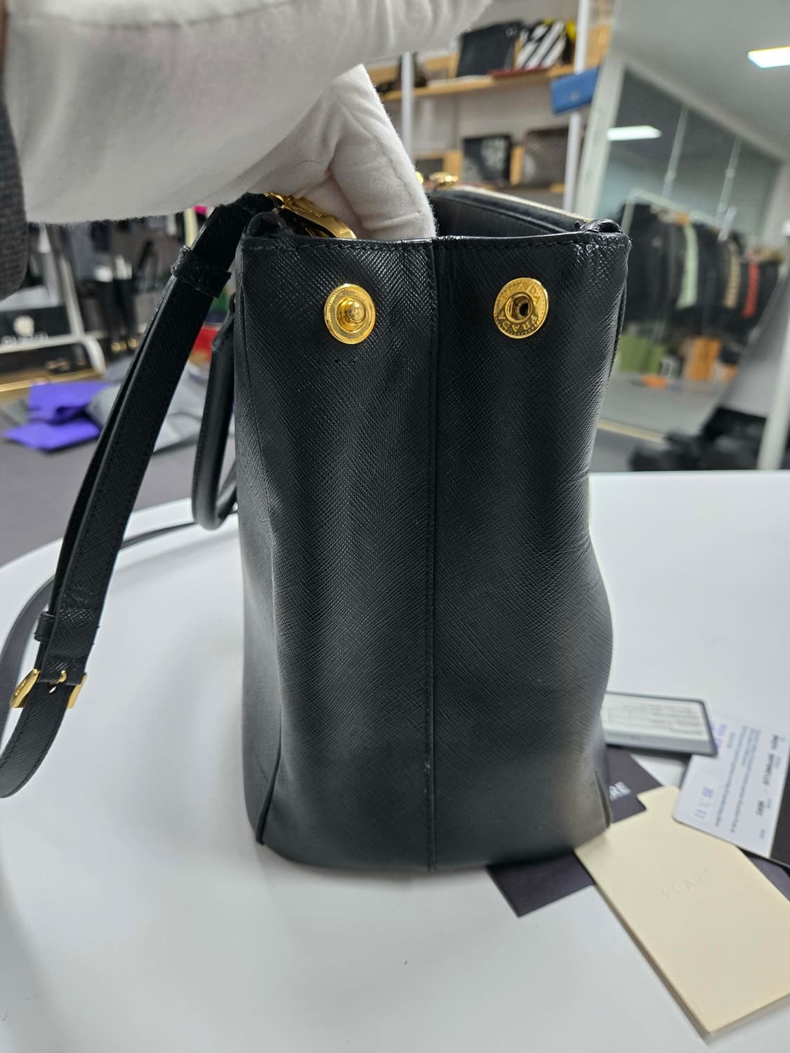 [A급컨디션] 프라다 사피아노 토트 숄더백 상품이미지3