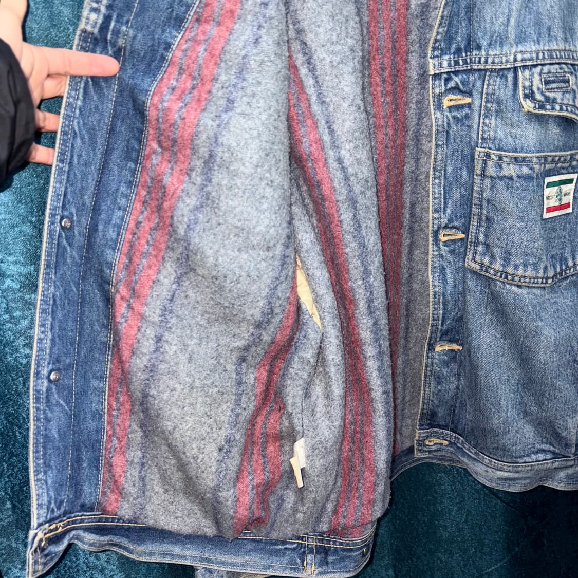 (L) 블루웨이 빈티지 트럭커 데님 자켓 상품이미지4