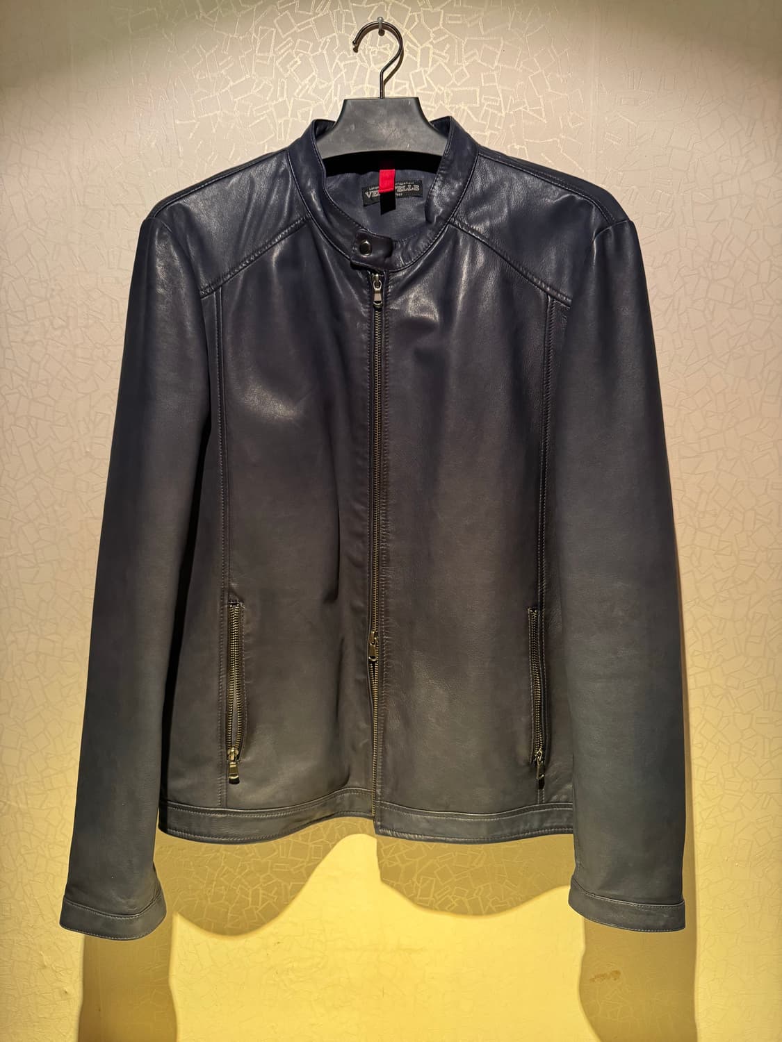 Vera Pelle Italy Leather 가죽자켓 Deep Blue 상품이미지1