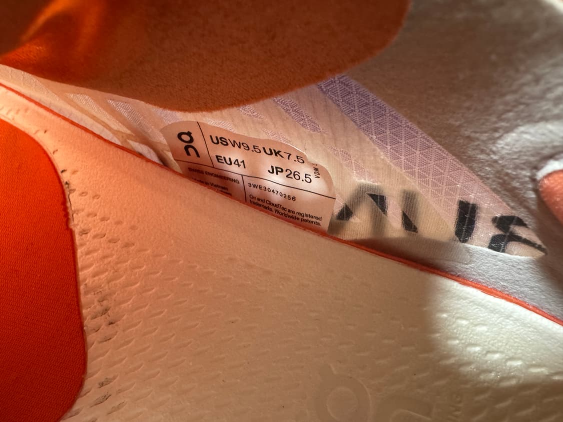 [260] 온 러닝 클라우드붐 스트라이크 화이트 플레임 상품이미지7