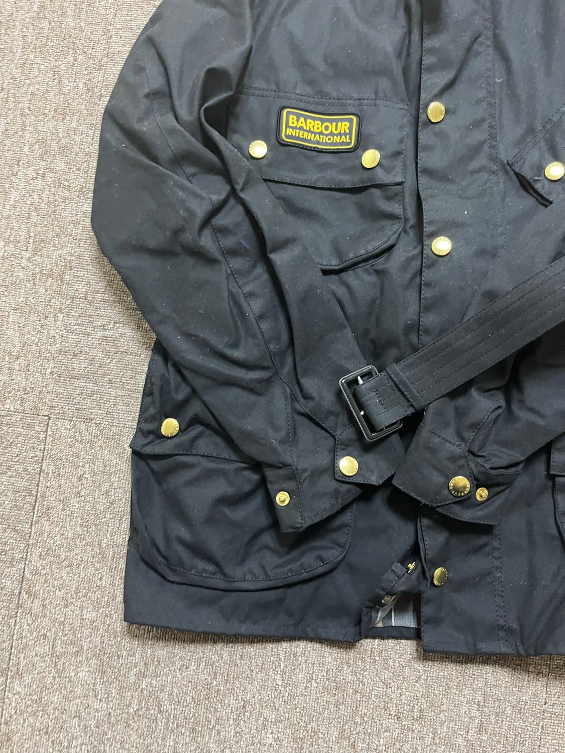 바버 정품 인터내셔널 왁스 자켓 사이즈 40 상품이미지3