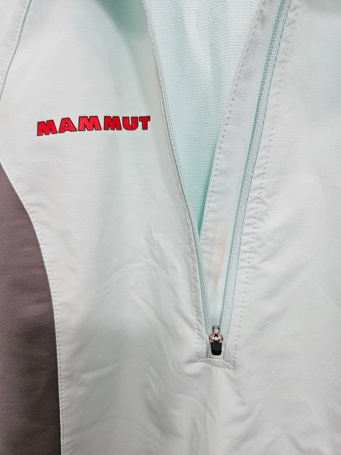 정품 마무트(MAMMUT) 반집업 긴팔 S 상품이미지10