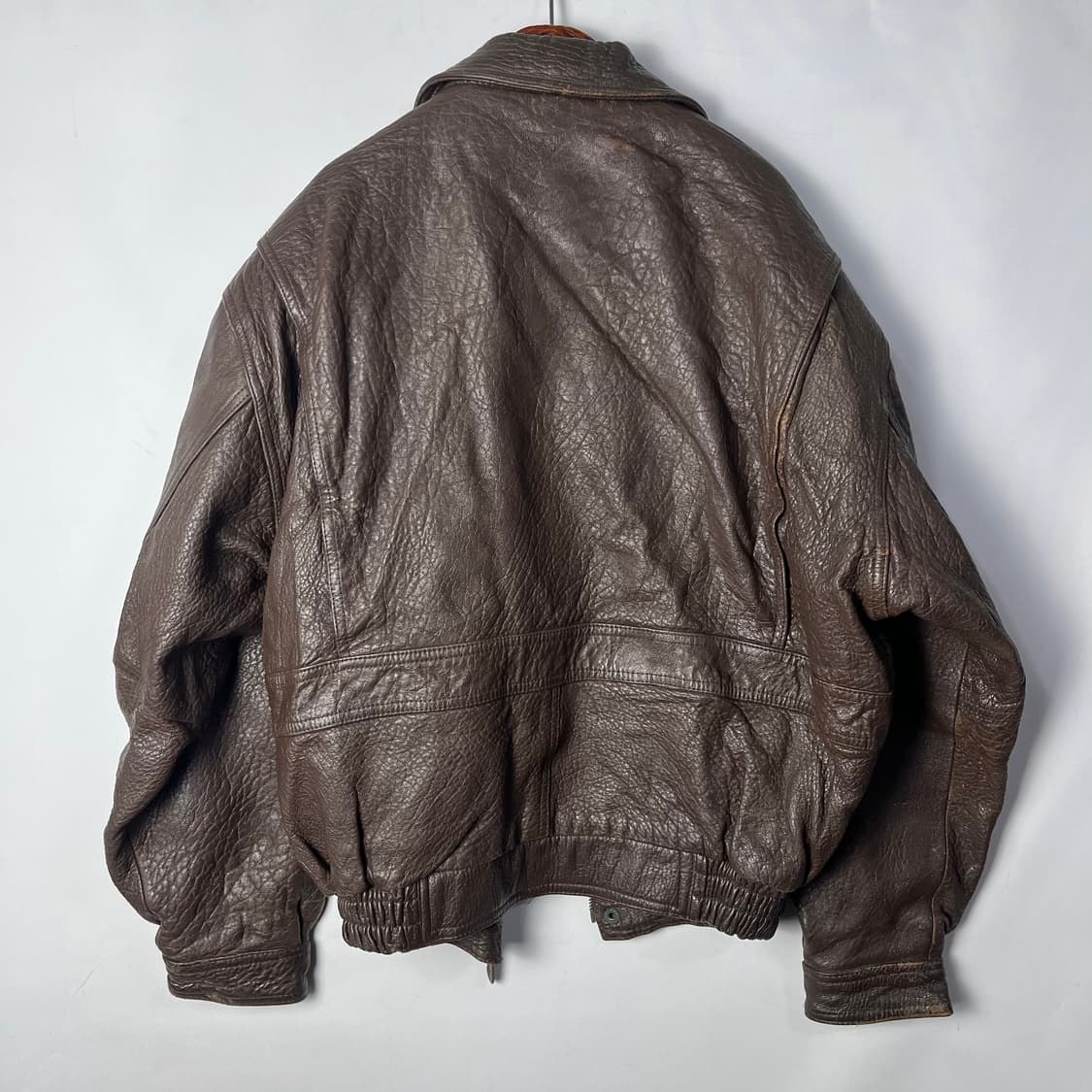 [JPN] 빈티지 램스킨 레더 봄버자켓 상품이미지2