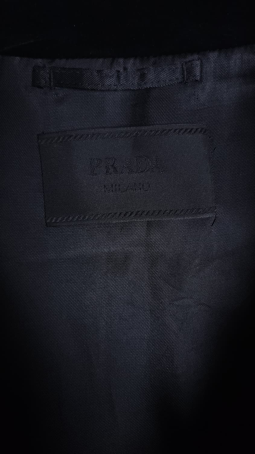 [XXL] 프라다 벨벳 블루종 자켓 블랙(SGB999) 상품이미지5