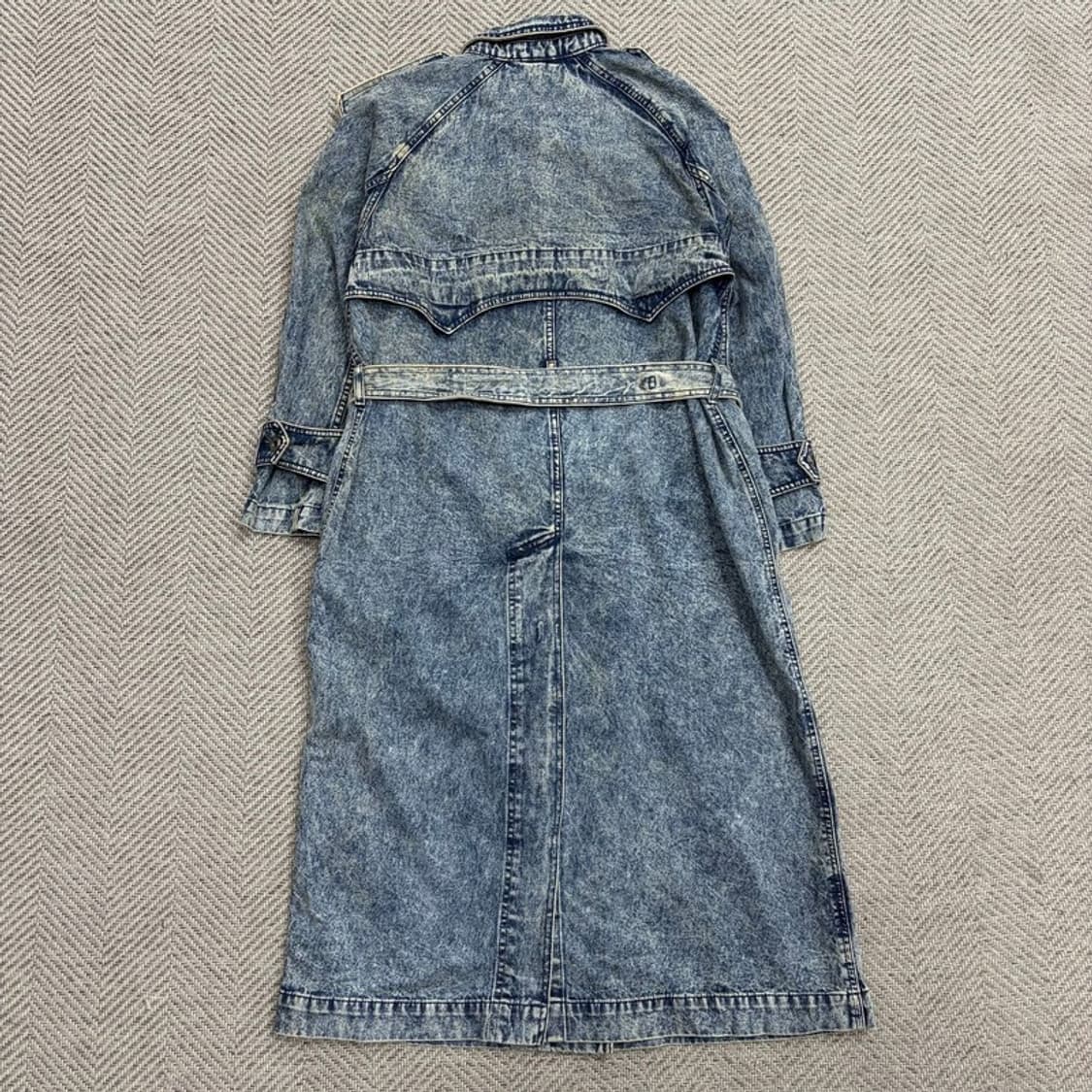 조다쉬 빈티지 워싱 데님 코트 v1832 상품이미지2