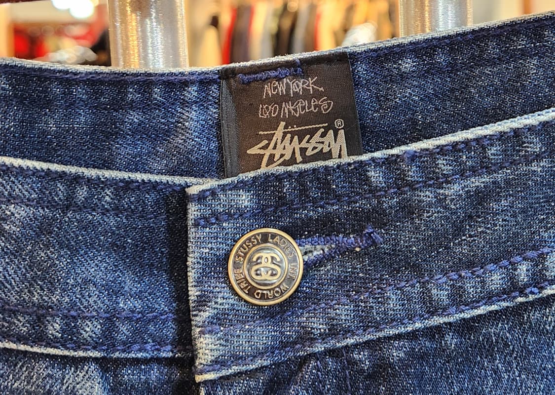 새제품 STUSSY 스투시 제펜 데님 반바지 상품이미지4