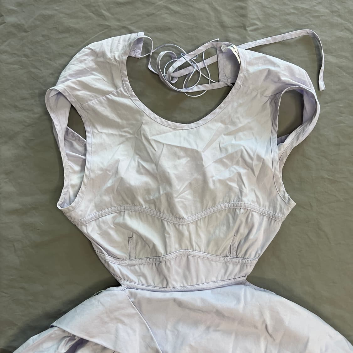 세실리에 반센 seero 컷아웃 코튼 미니 드레스 상품이미지5