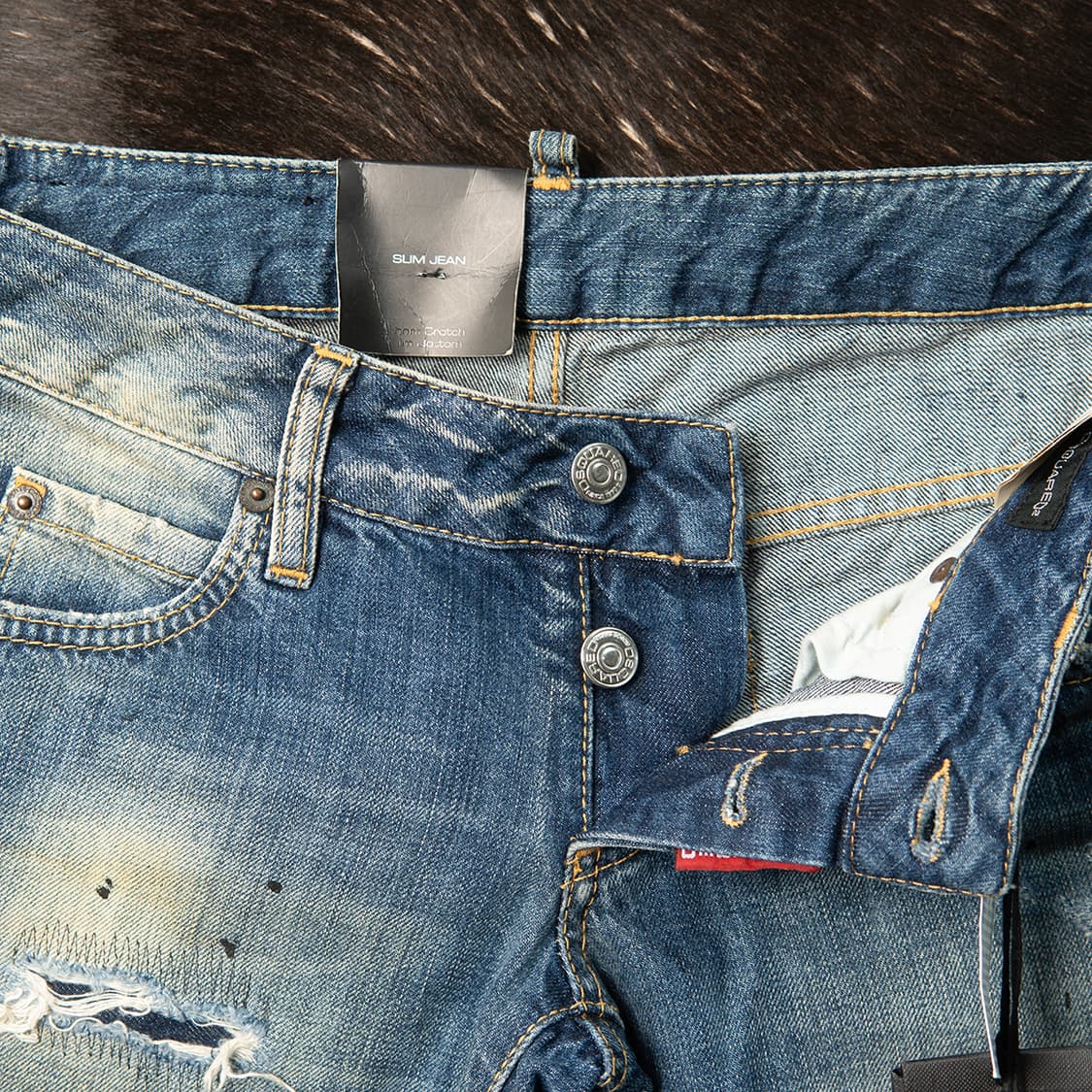 [25] 디스퀘어드 2012ss 슬림핏 워싱 데님팬츠  상품이미지4