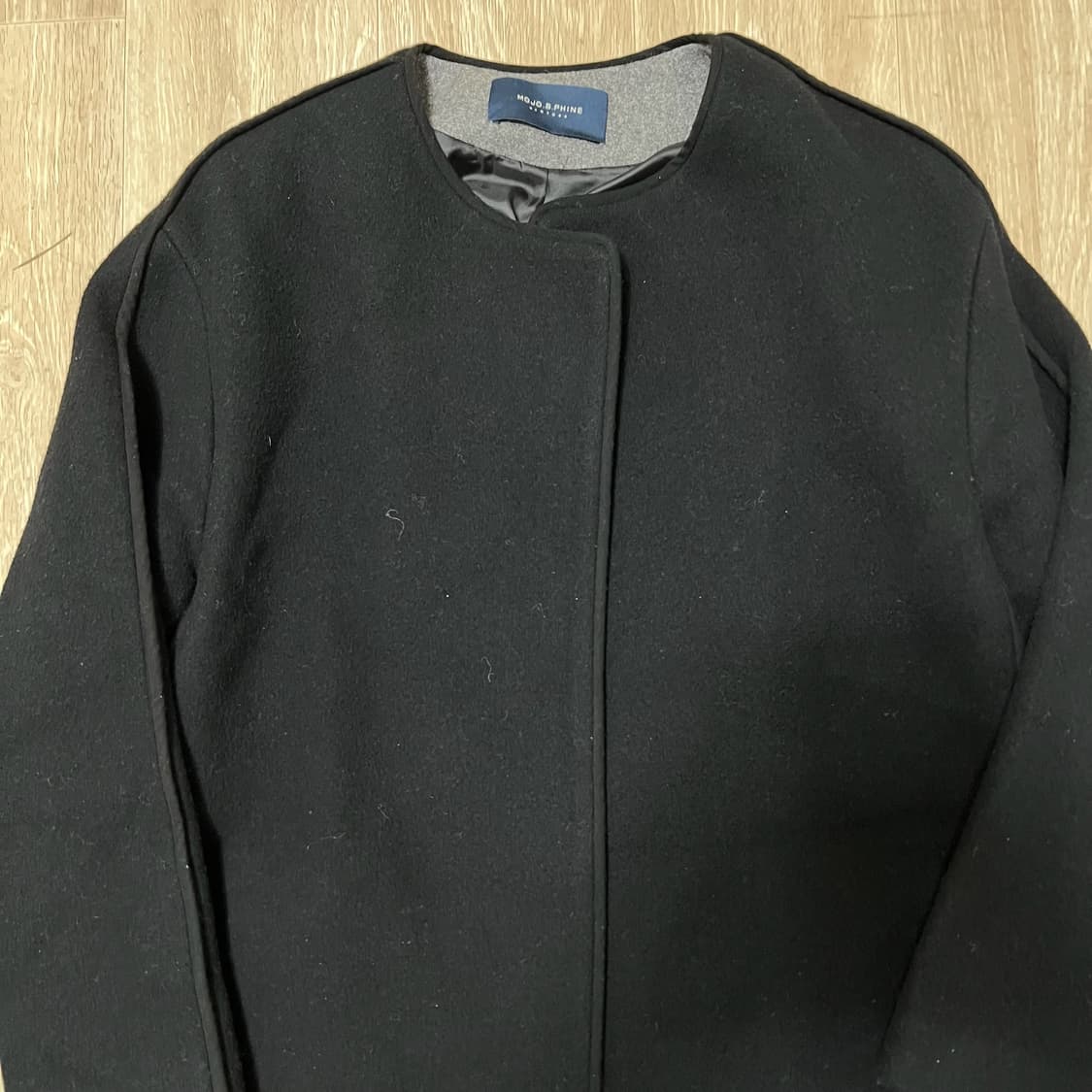 모조에스핀 여성 미니멀 노카라 코트 55-66  상품이미지2