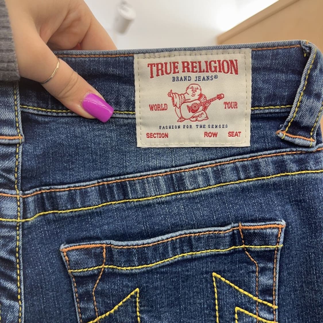 트루릴리전 Y2K 데님 청바지 28인치 C06995 상품이미지5