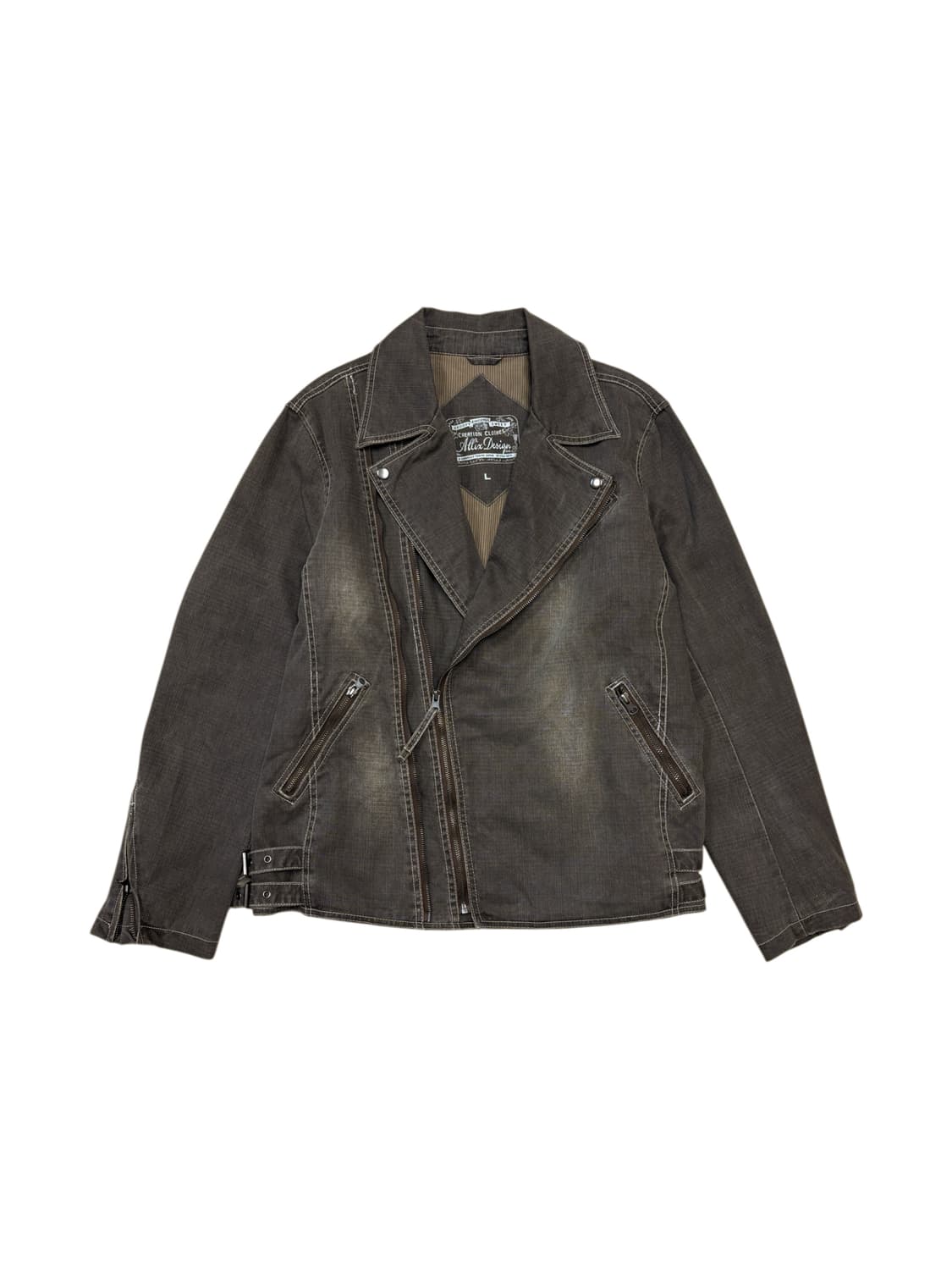 Allix washed denim rider jacket 상품이미지2