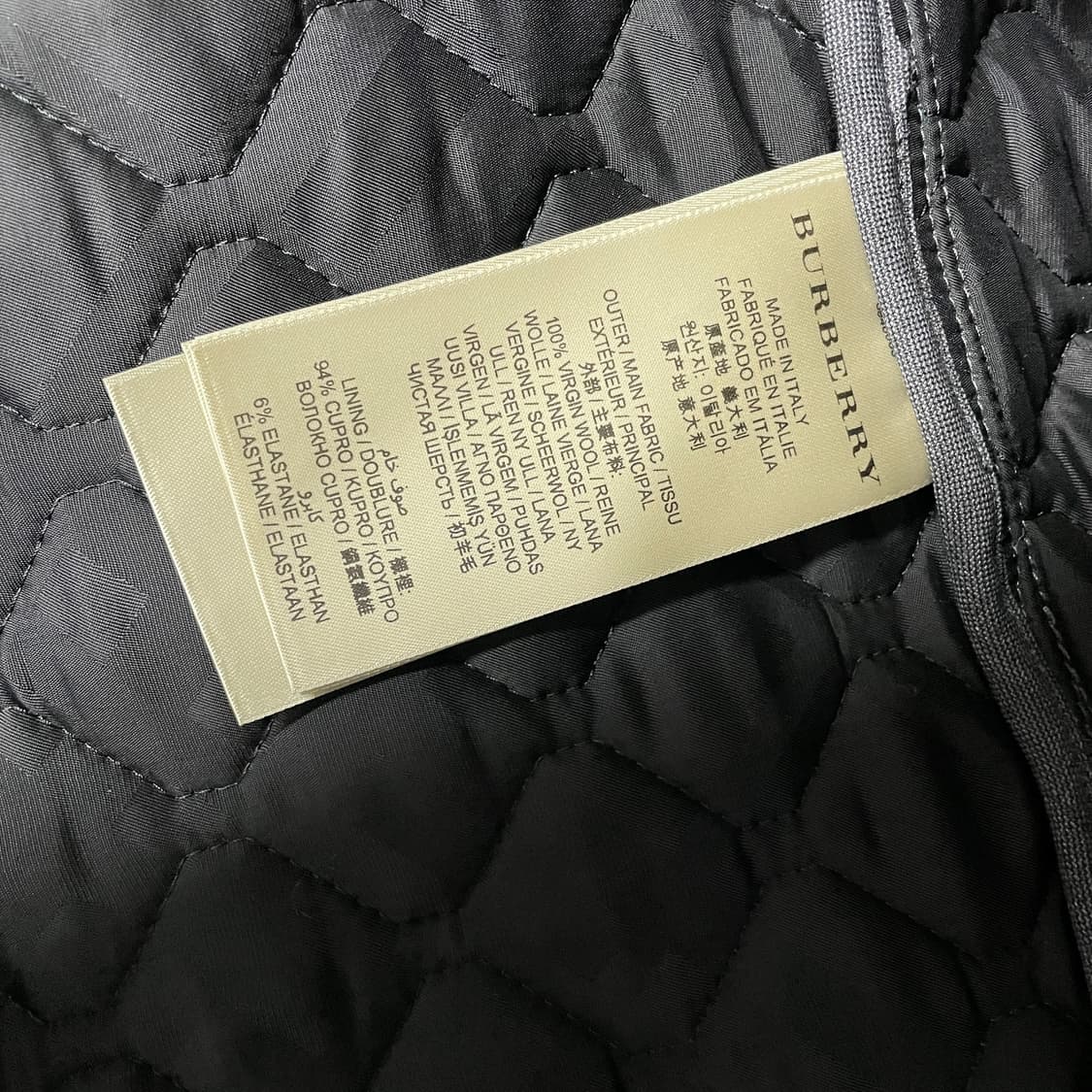 버버리 퀄팅 자켓 L 상품이미지8