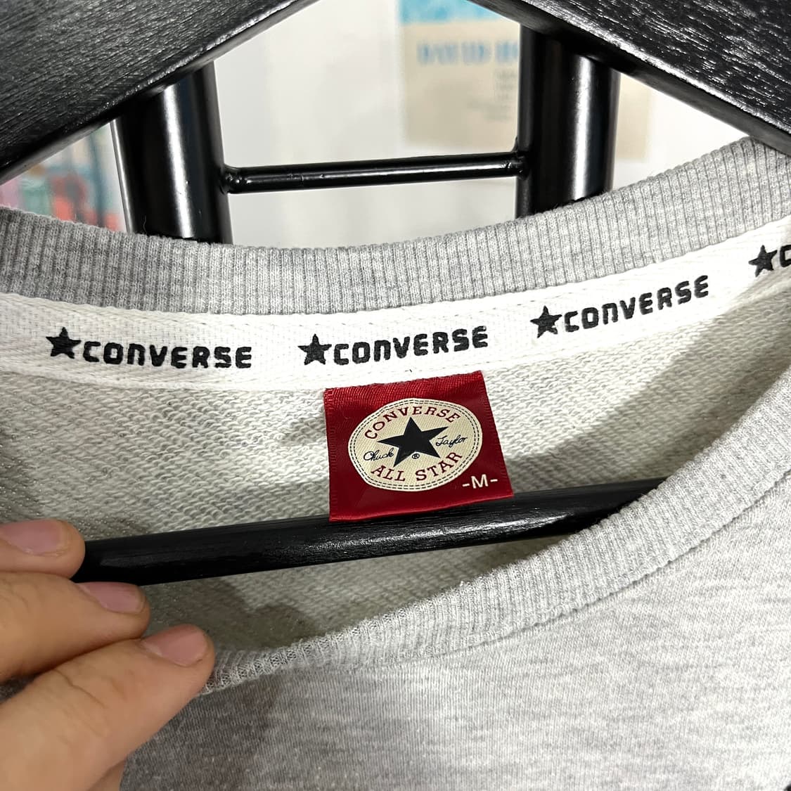 컨버스 자수로고 맨투맨 상품이미지5