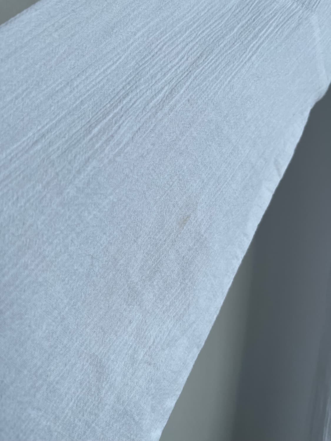 화이트 블루 에스닉 패턴 블라우스 상품이미지4