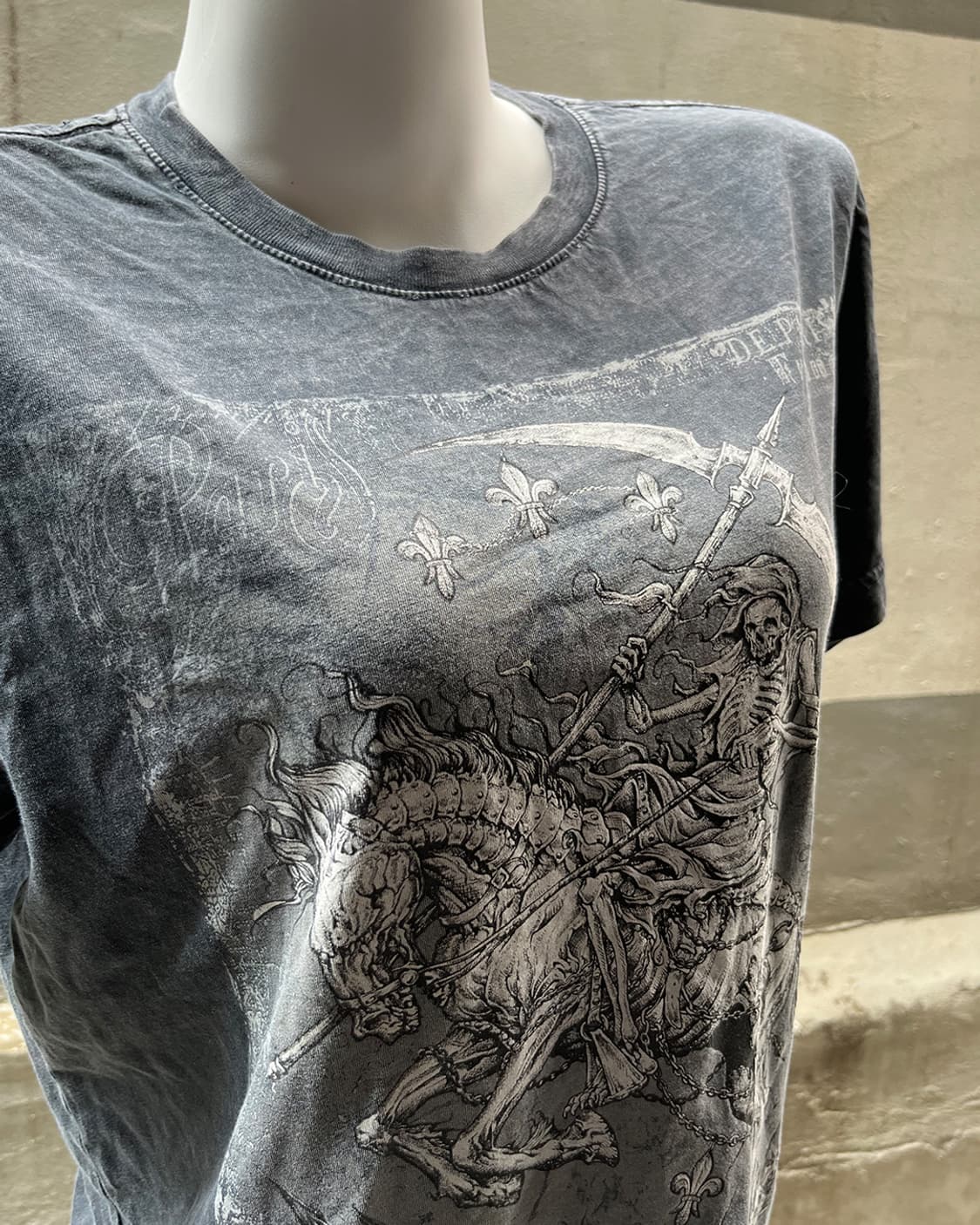 Buckaroo skull printing T-shirts 상품이미지3