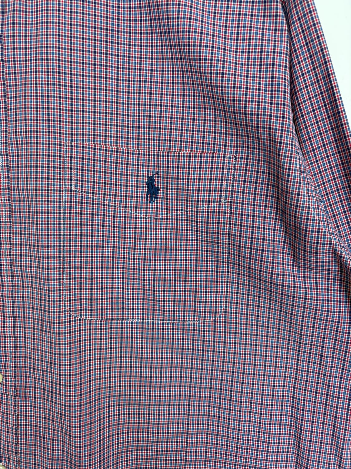  [3XL]POLO 퍼플 잔체크 긴팔 셔츠 상품이미지7