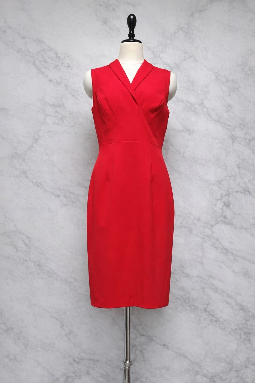 (새상품) 캘빈클라인 레드 슬림핏 원피스 / 택보유 / 하객룩 강추 상품이미지2