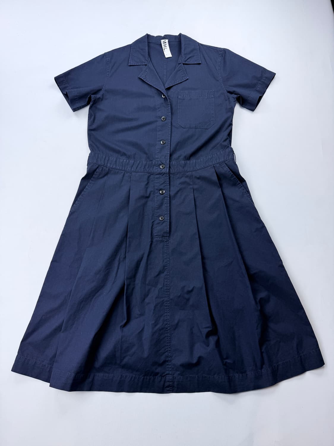 MHL 마가렛호웰 코튼 원피스 네이비 상품이미지1