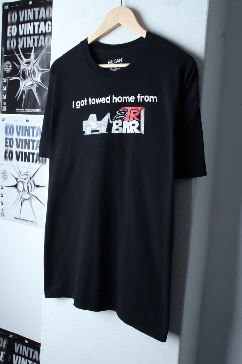 (XL-2XL) 길단 반팔 티셔츠 USA 빅사이즈 블랙-H30168 상품이미지1