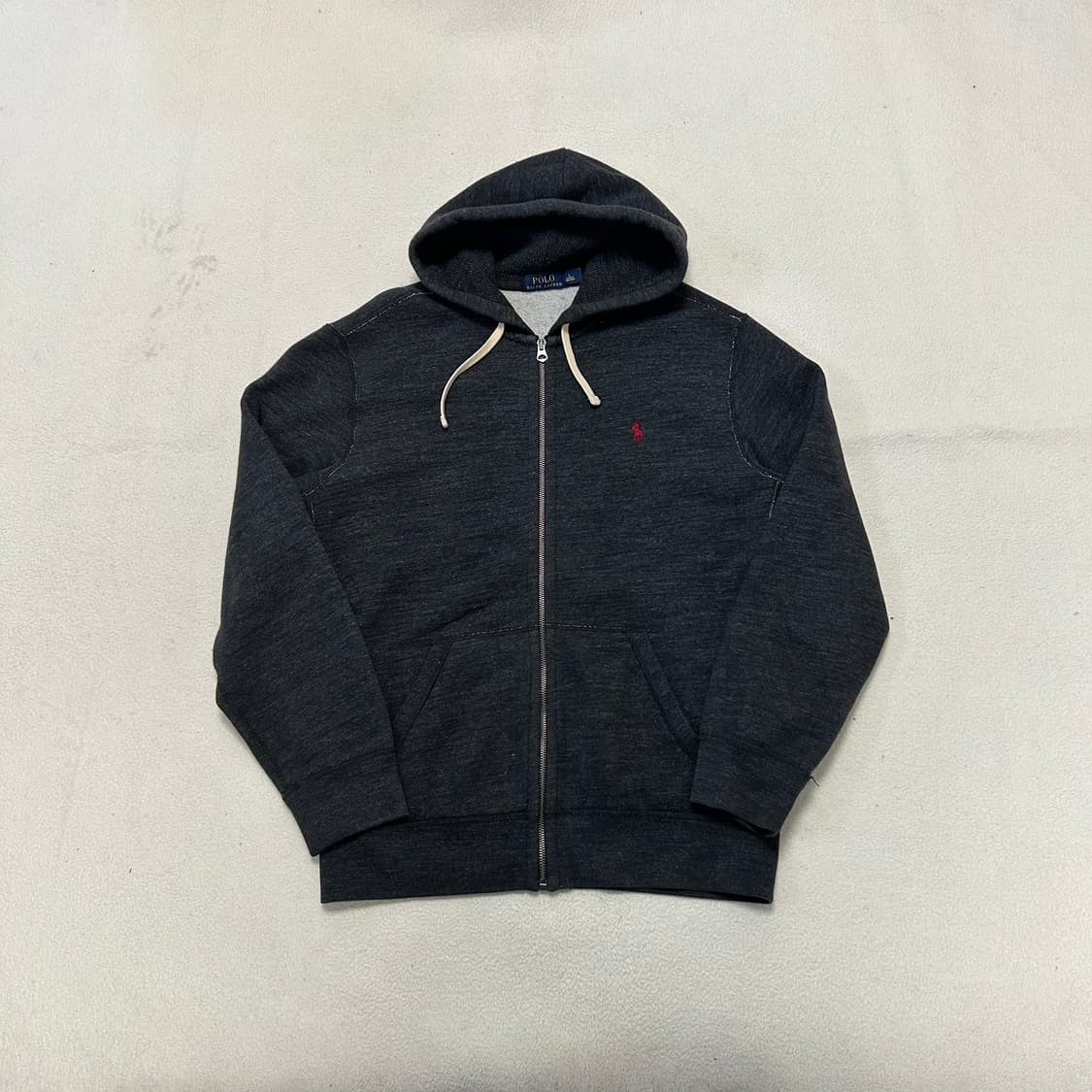 Polo Charcoal Thermal Hoodie Zip-up 상품이미지4