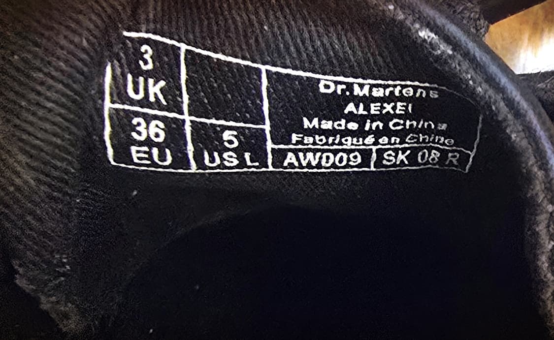 닥터마틴 알렉세이(Alexei) 블랙 스틸토 스니커즈 상품이미지9