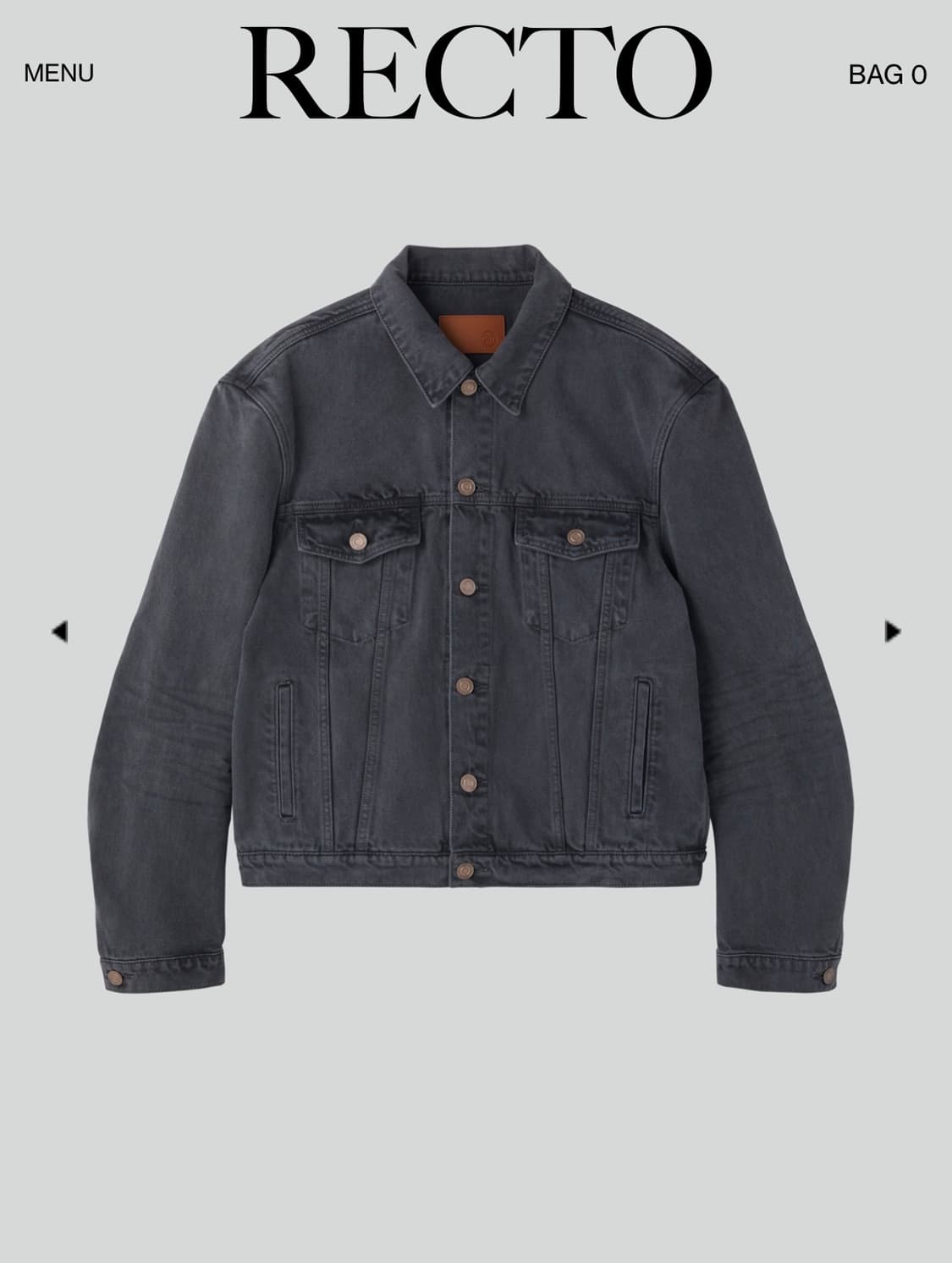 새상품 렉토 데님 트러커 상품이미지1