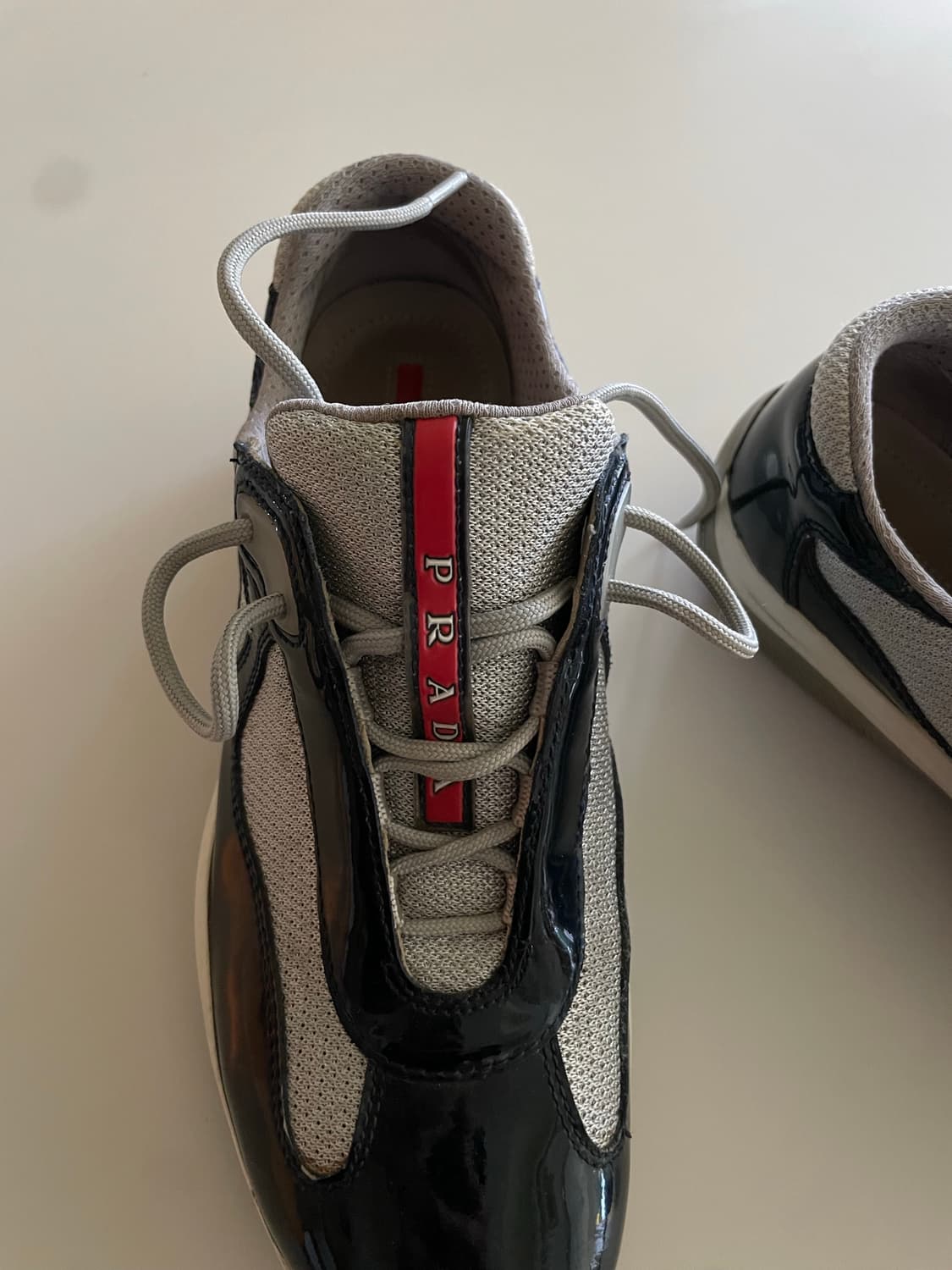 프라다 OG 아메리카컵 유광 네이비 상품이미지9