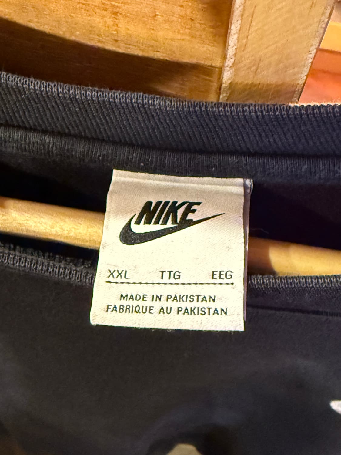 나이키 멀티로고 검정 맨투맨 상품이미지3