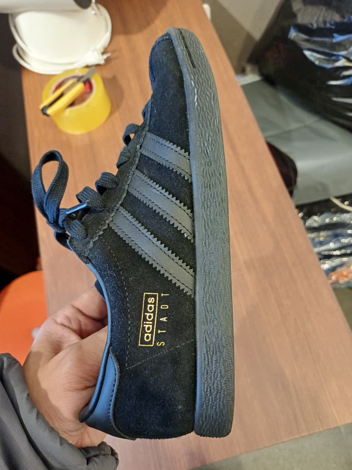 아디다스 오리지널 여성 슈타트 코어 블랙 카본 235사이즈 상품이미지4