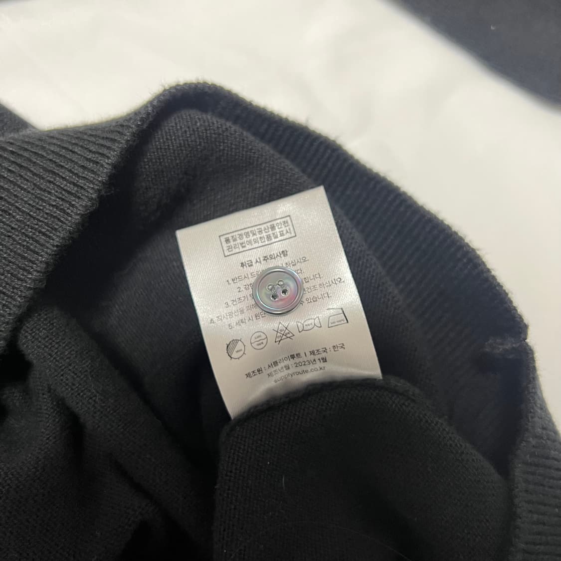 건지울른스 코튼 긴팔 카라 니트 상품이미지6