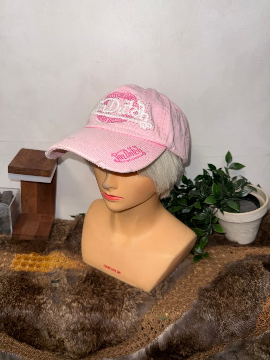 Von Dutch baby pink logo ball cap 상품이미지1
