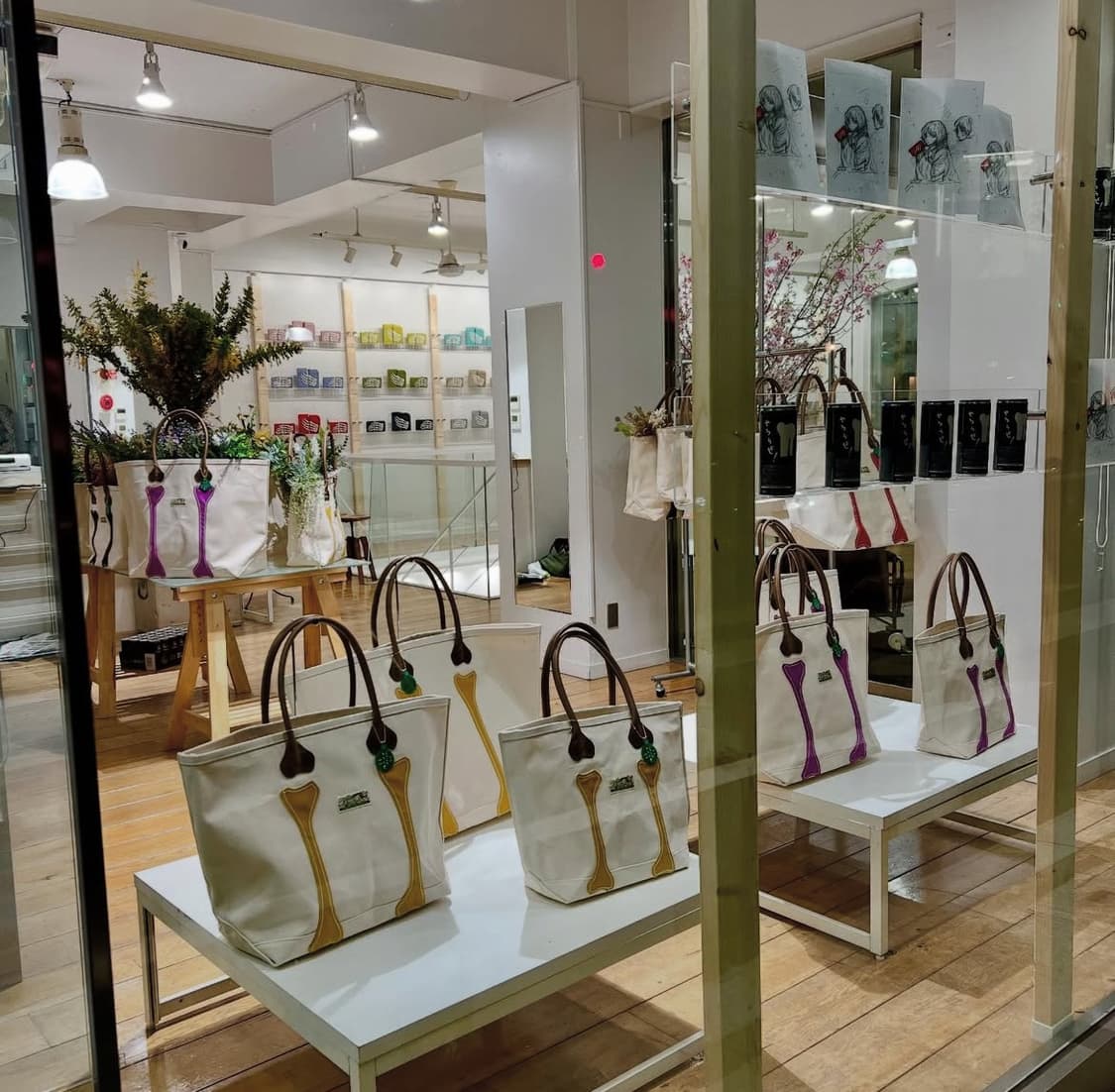 [M] 캐피탈 본 토트백 카키 상품이미지4