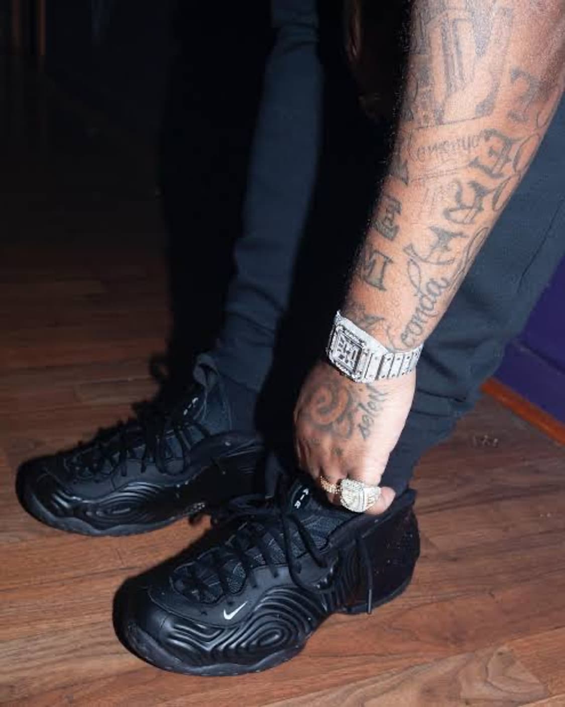 꼼데가르송 나이키 폼포짓 블랙 285 상품이미지5