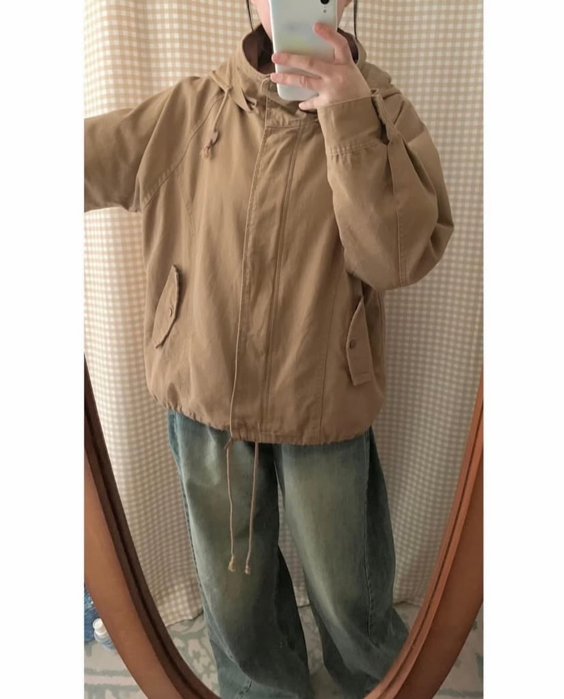 빈티지 브라운 후드자켓 상품이미지3