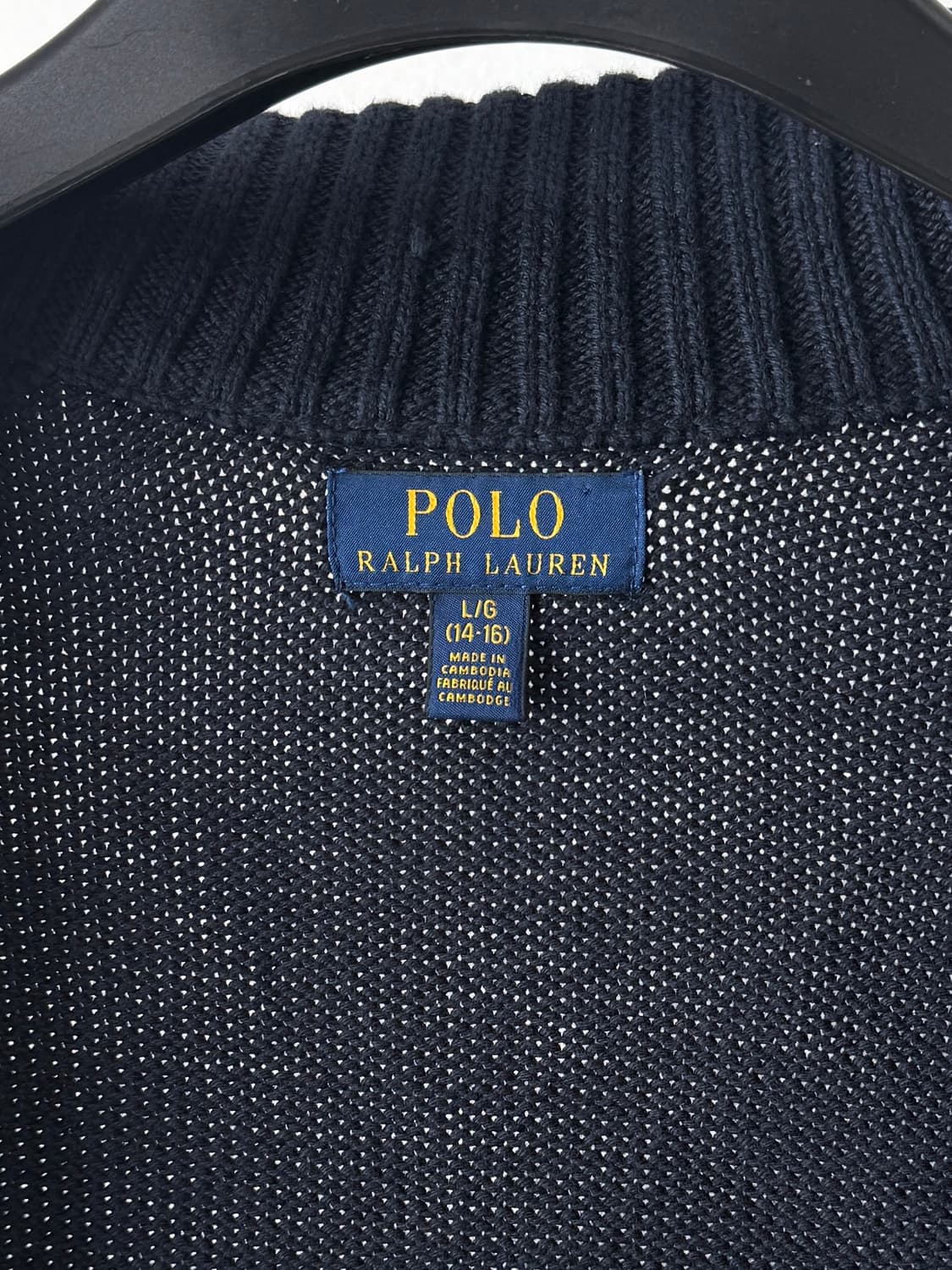 폴로 랄프로렌 니트 집업 상품이미지5