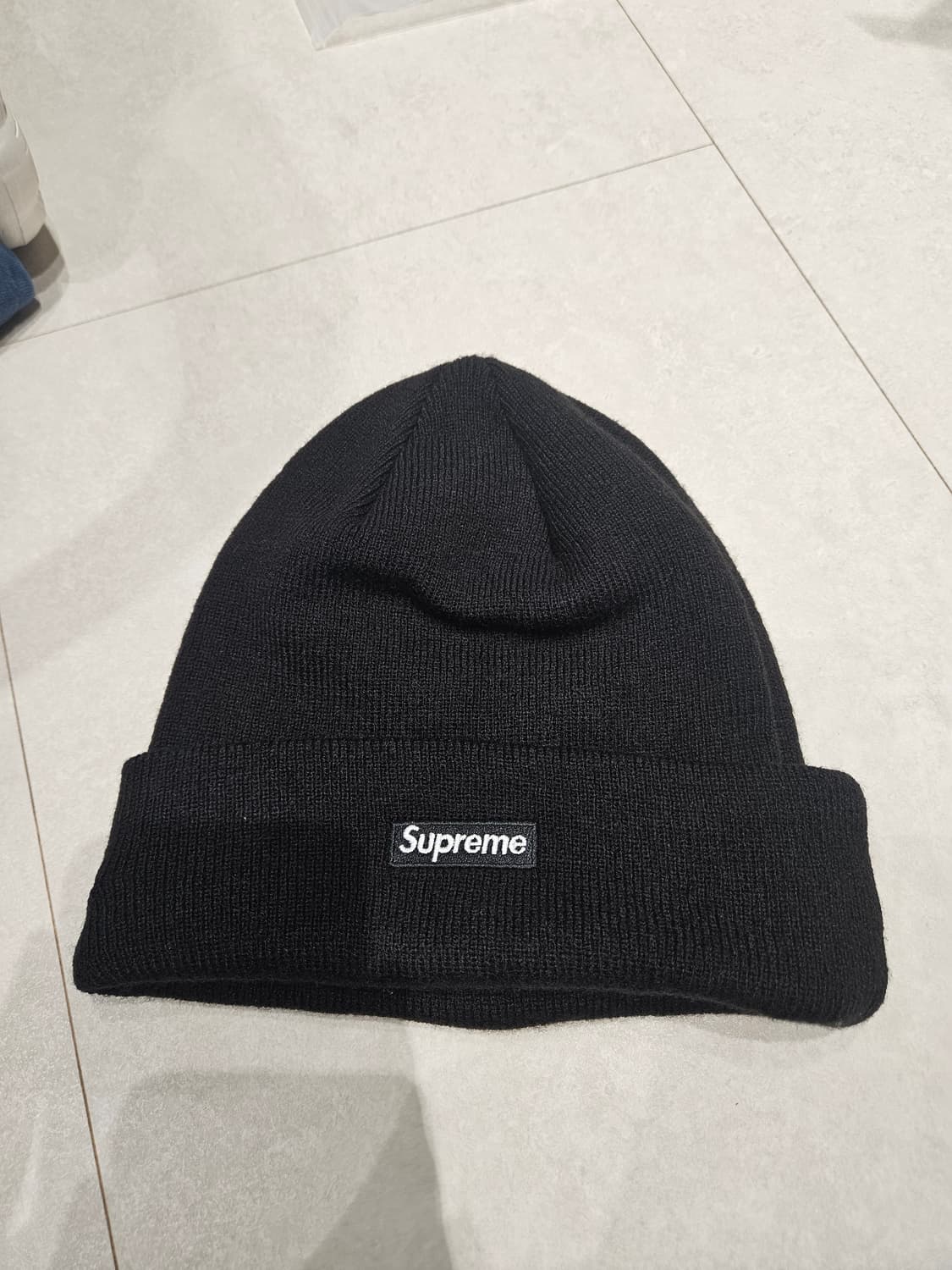 슈프림 S로고 비니 블랙  상품이미지2