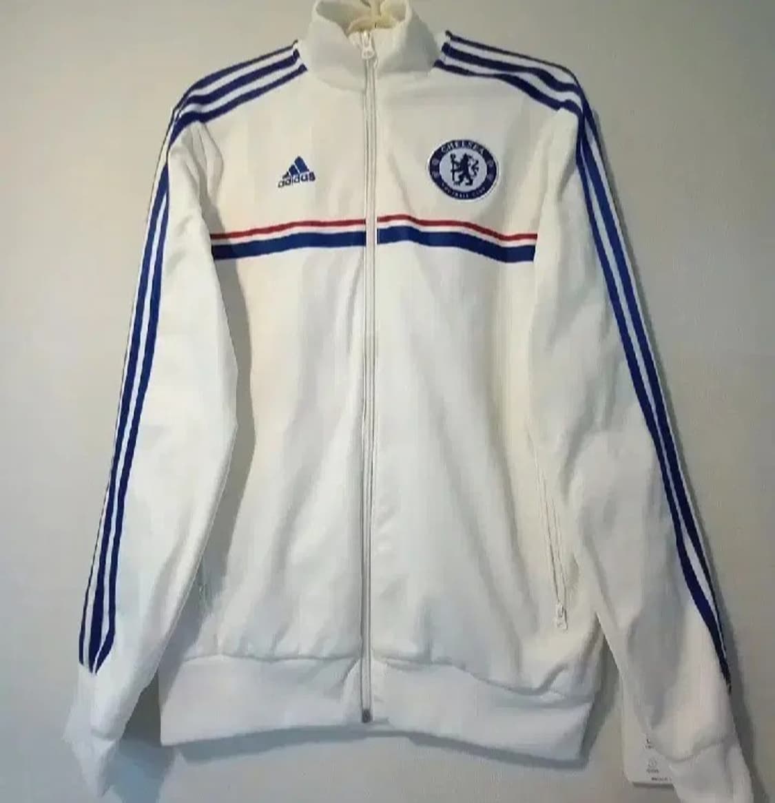 아디다스 희귀 첼시 흰파 화이트 블루 트랙탑 져지집업 95/M 상품이미지1