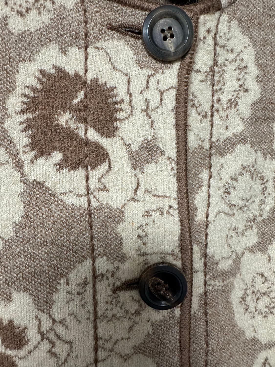 missoni 미쏘니 플라워 패턴 자켓 가디건 울 니트 46 상품이미지6