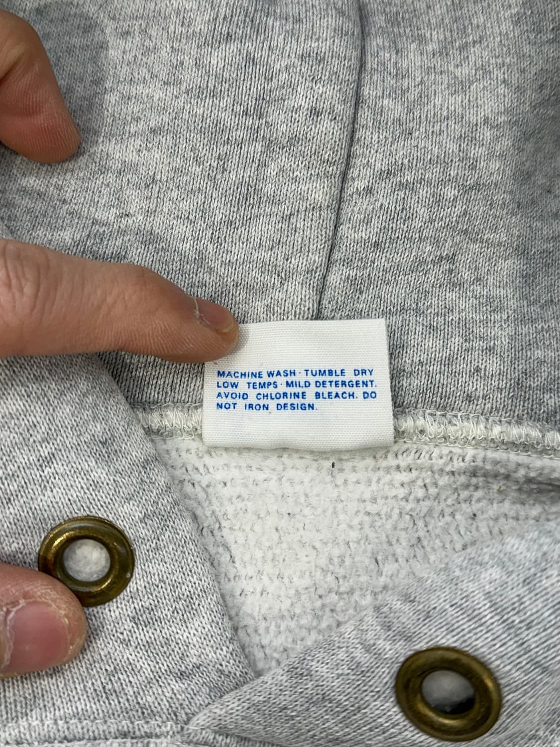 챔피온 그레이 리버스위브 웨스트 포인트 후디 스웨트 셔츠 상품이미지8